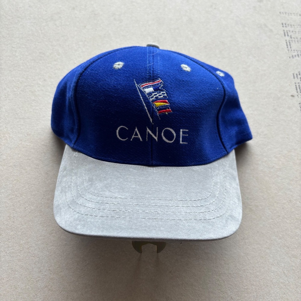 Vintage 90s Canoe Nautical Sailing Hat - Picture 2 of 6